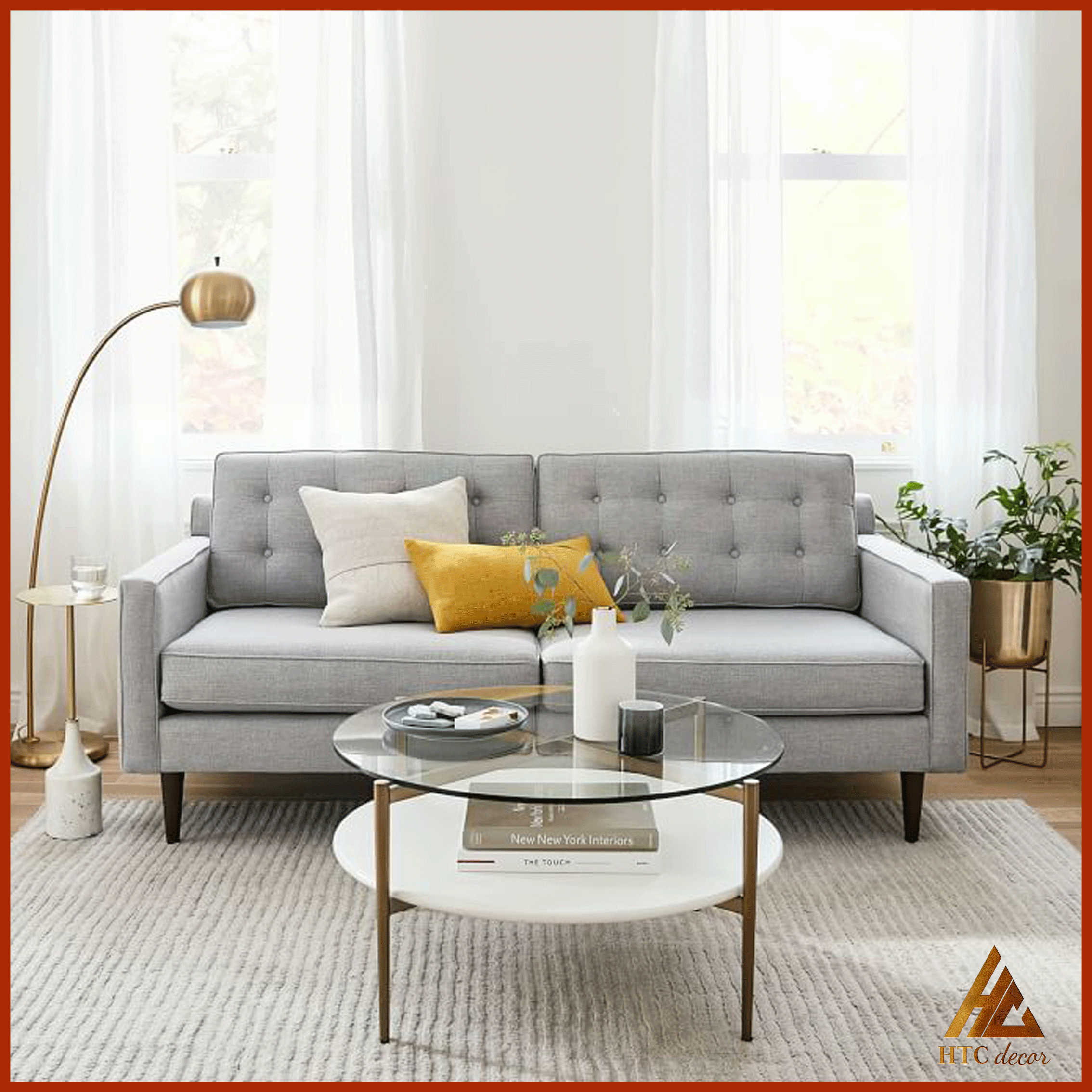 Ghế Sofa Băng Drake Vải Bố